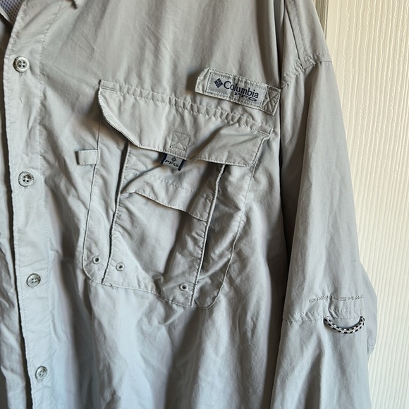 Men's | Columbia | 1011621 - 019 |PFG Bahama™ II Long Sleeve Shirt | Cool Grey - Picture 3 of 6